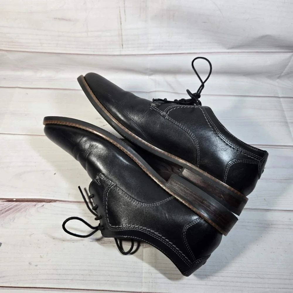Nunn Bush Men's Westwood Oxford Dress Shoe - Black Size 9.5M‎